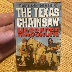 SEALED TEXAS CHAINSAW MASSACRE Playing Cards Collectors Horrorcore
